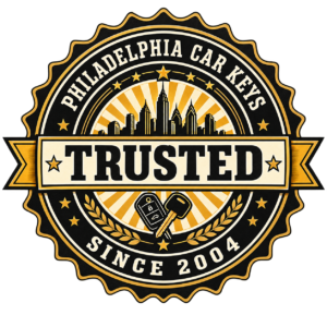 Philadelphia car keys trust badge for car key replacement in Philadelphia