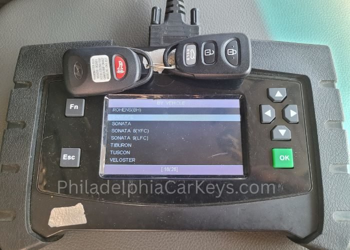 Hyundai key fob programming in Philadelphia (1) Hyundai key fob programming in Philadelphia